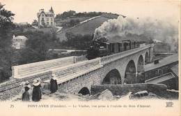 29-PONT-AVEN- LE VIADUC , VUE PRISE A L'ENTREE DU BOIS D'AMOUR - Pont Aven