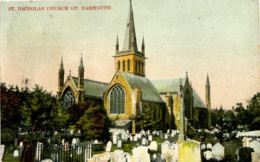 NORFOLK - GREAT YARMOUTH - ST NICHOLAS CHURCH 1907 Nf74 - Great Yarmouth