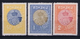 Romenia : Mi 234 - 236 MH/* Flz/ Charniere 1913 - Nuevos