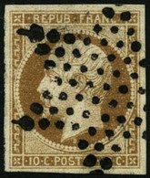 Oblit. N°9 10c Bistre - TB - 1852 Louis-Napoleon