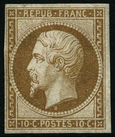 ** N°9e 10c Bistre Réimp - B - 1852 Luigi-Napoleone