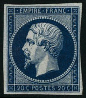 ** N°14Aa 20c Bleu Foncé, Type I - TB - 1853-1860 Napoleone III