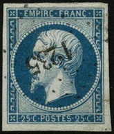 Oblit. N°15 25c Bleu - TB - 1853-1860 Napoleone III
