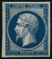 ** N°15c 25c Bleu, Réimp - TB - 1853-1860 Napoléon III.