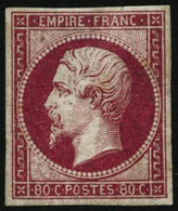 ** N°17B 50c Rose, Signé Calves - TB - 1853-1860 Napoléon III