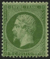 * N°20 5c Vert - TB - 1862 Napoleon III