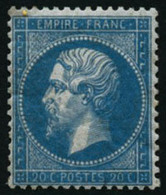 ** N°22 20c Bleu - TB - 1862 Napoléon III