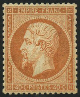 * N°23 40c Orange, Quasi SC - TB - 1862 Napoleon III