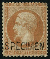 ** N°23d 40c Orange - TB - 1862 Napoleone III