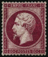 ** N°24 80c Rose - TB - 1862 Napoléon III.