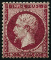 ** N°24 80c Rose - TB - 1862 Napoléon III