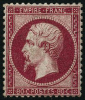** N°24 80c Rose - TB - 1862 Napoleone III