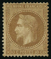 * N°28A 10c Bistre, Type I - TB - 1863-1870 Napoléon III Con Laureles