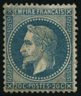 * N°29B 20c Bleu, Type II - TB - 1863-1870 Napoléon III Con Laureles