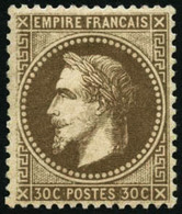 ** N°30 30c Brun - TB - 1863-1870 Napoléon III Lauré