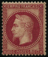 ** N°32 80c Rose, Signé JF Brun - TB - 1863-1870 Napoléon III Con Laureles