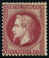 ** N°32 80c Rose, Signé Brun - TB - 1863-1870 Napoleone III Con Gli Allori