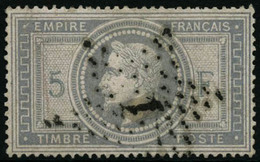 Oblit. N°33 5F Empire - TB - 1863-1870 Napoleone III Con Gli Allori