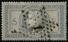 Oblit. N°33 5F Empire - TB - 1863-1870 Napoléon III Lauré