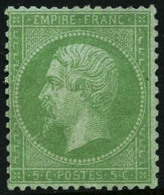 ** N°35 5c Vert Pâle S/bleu - TB - 1863-1870 Napoléon III Lauré