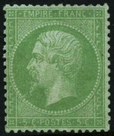 ** N°35 5c Vert Pâle S/bleu - TB - 1863-1870 Napoleone III Con Gli Allori