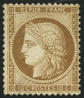 ** N°36 10c Bistre - TB - 1870 Siège De Paris