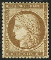 ** N°36 10c Bistre - TB - 1870 Beleg Van Parijs