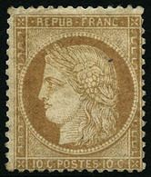 * N°36 10c Bistre, Quasi SC - B - 1870 Beleg Van Parijs
