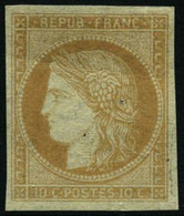 * N°36c 10c Bistre (Granet ) - TB - 1870 Asedio De Paris