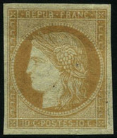 * N°36c 10c Bistre (Granet ) - TB - 1870 Beleg Van Parijs