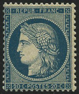 ** N°37 20c Bleu - TB - 1870 Siège De Paris