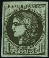 ** N°39B 1c Olive R2 - TB - 1870 Emission De Bordeaux