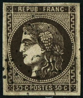 Oblit. N°47 30c Brun - TB - 1870 Emission De Bordeaux