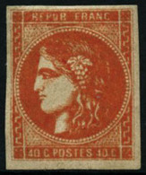 ** N°48 40c Orange - TB - 1870 Ausgabe Bordeaux