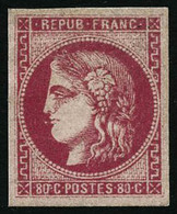 * N°49 80c Rose - TB - 1870 Emissione Di Bordeaux