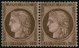 * N°55c 15c Et 10c Se Tenant - TB - 1871-1875 Cérès