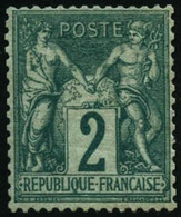 ** N°62 2c Vert - TB - 1876-1878 Sage (Tipo I)