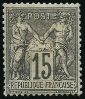 * N°66 15c Gris Quasi SC - TB - 1876-1878 Sage (Tipo I)