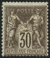 ** N°69 30c Brun-clair, Signé Brun - B - 1876-1878 Sage (Type I)