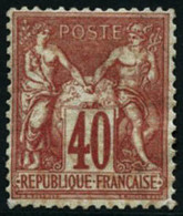 ** N°70 40c Orange - TB - 1876-1878 Sage (Tipo I)