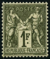 ** N°72 1F Bronze, Pièce De Luxe - TB - 1876-1878 Sage (Tipo I)