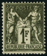 ** N°72 1F Bronze, Signé Roumet - TB - 1876-1878 Sage (Tipo I)