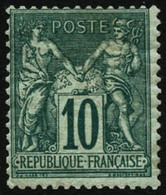 ** N°76 10c Vert - TB - 1876-1898 Sage (Type II)