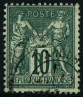 Oblit. N°76 10c Vert - TB - 1876-1898 Sage (Type II)