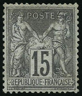 * N°77 15c Gris, Quasi SC - TB - 1876-1898 Sage (Tipo II)