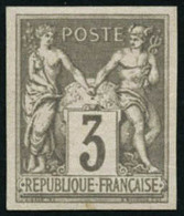 (*) N°87d 3c Gris Régent - TB - 1876-1898 Sage (Type II)