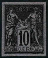 (*) N°89d 10c Noir S/lilas Granet - TB - 1876-1898 Sage (Type II)