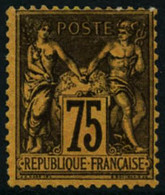 * N°99 75c Violet S/orange, Quasi SC - TB - 1876-1898 Sage (Tipo II)