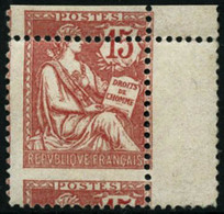 ** N°125 15c Vermillon, Superbe Variété De Piquage - TB - Autres & Non Classés