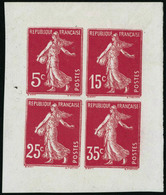 N°137-140-142-189 Essai En Rouge De 4 Valeurs - TB - Altri & Non Classificati